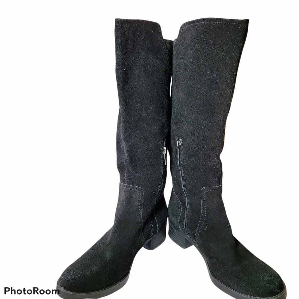 LUCKY BRAND HANG OVER SUEDE LEATHER BOOT